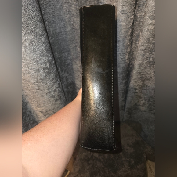 Hobo International Women's Shoulder Bag Black Leather Purse vintage Y2K - Picture 8 of 12